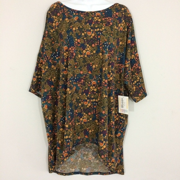 LuLaRoe Tops - LuLaRoe Womens 3XL Irma Scoop Neck 1/2 Sleeve
